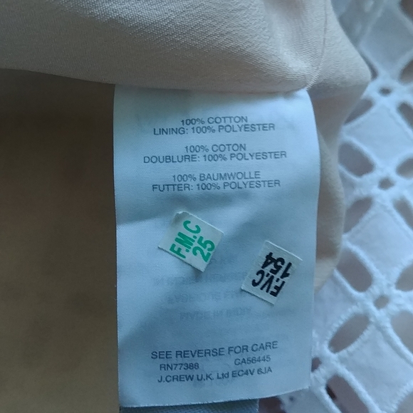 NWT,🌟HOST PICK🌟 , J.CREW, ONE SHOULDER EYELET TOP, SIZE 10 - Picture 10 of 14
